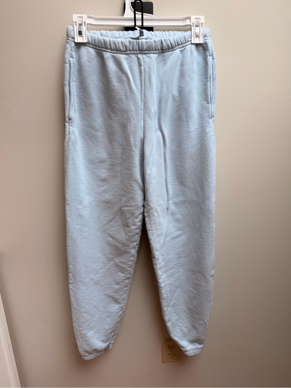 SKIMS Light Blue Fleece Joggers